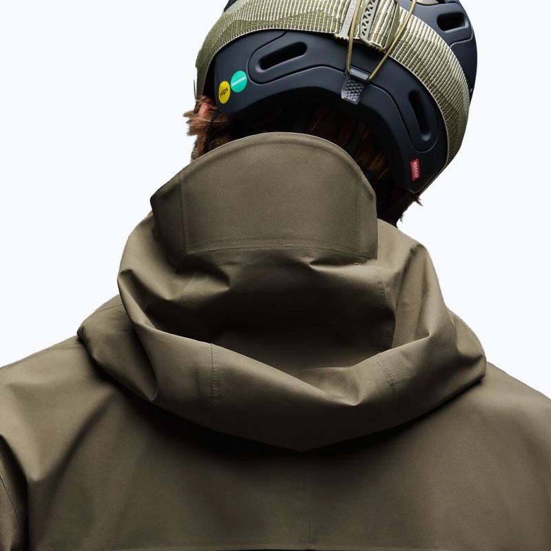 Giacca da snowboard uomo Oakley Baldface Gore-Tex deep olive/pitch black 5