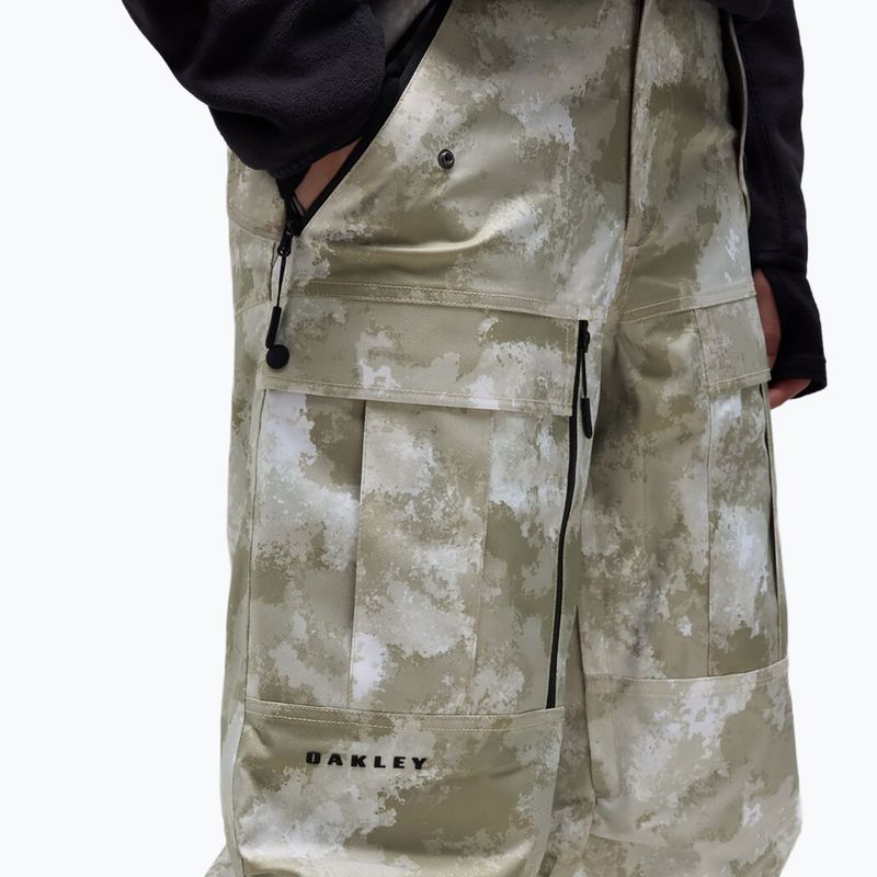 Pantaloni da sci da uomo Oakley Bravo Cargo Shell off/slope camo pebble 6