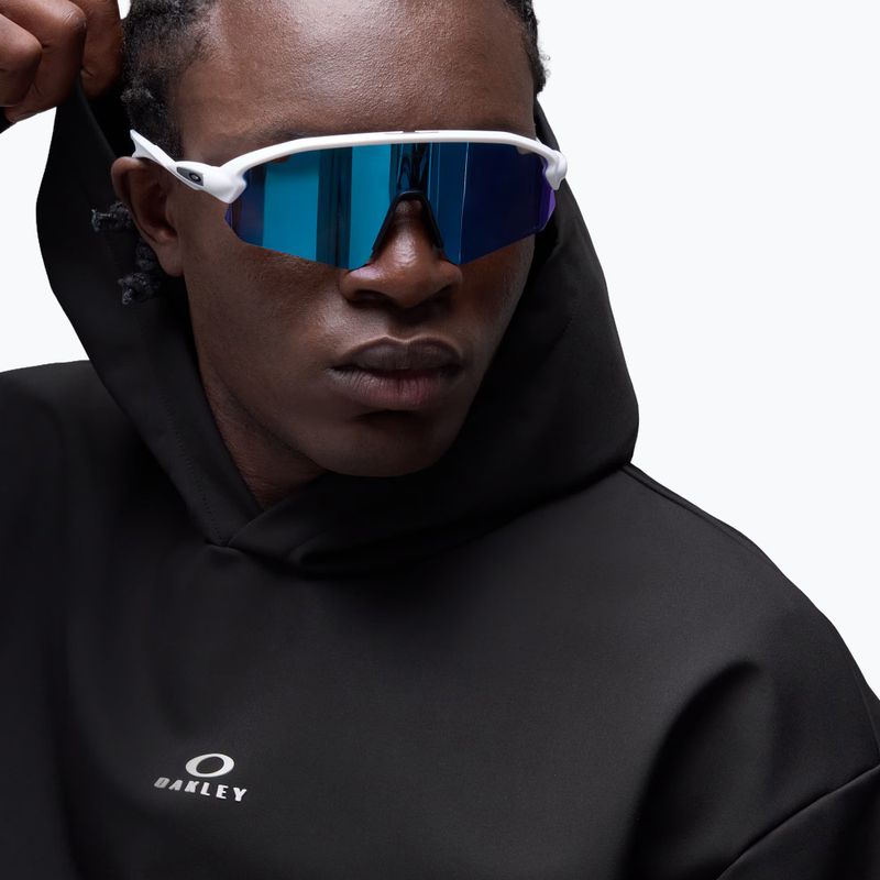 Felpa da snowboard uomo Oakley Wintertide Scratched Hoodie pitch black 4