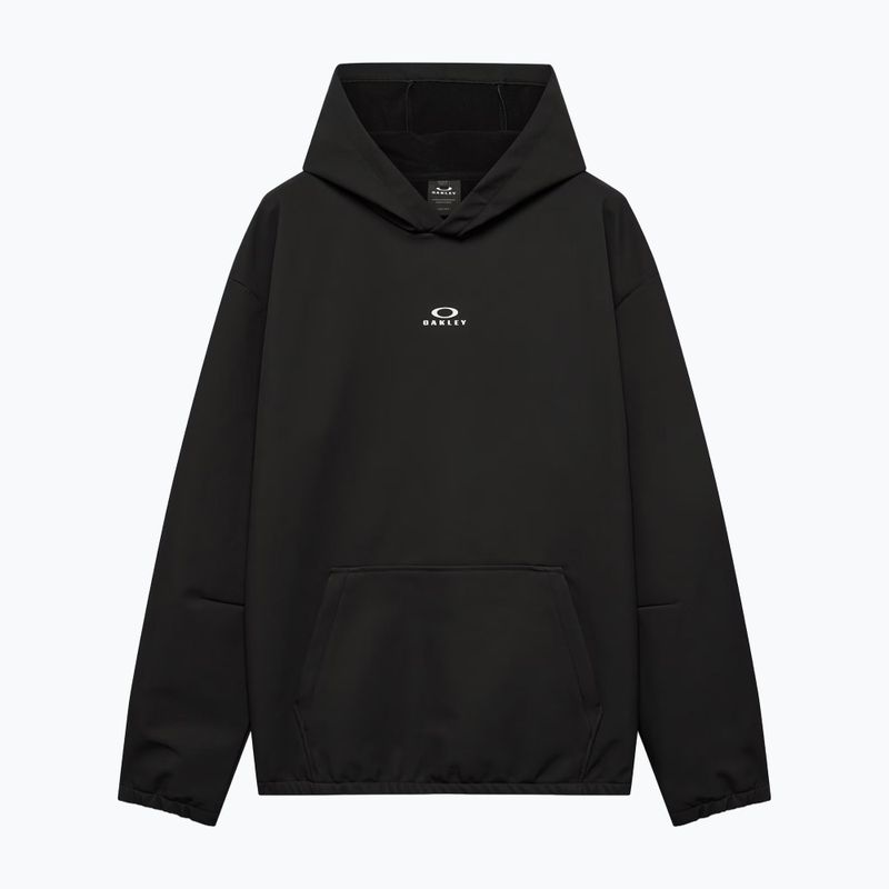 Felpa da snowboard uomo Oakley Wintertide Scratched Hoodie pitch black 6