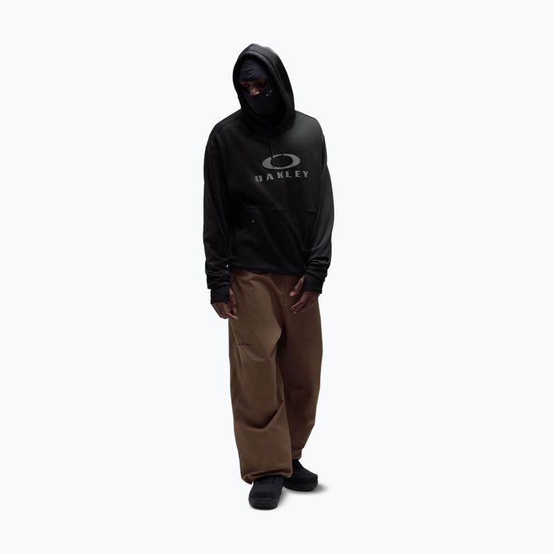 Felpa da snowboard uomo Oakley Rider Phantom Hoodie pitch black 2