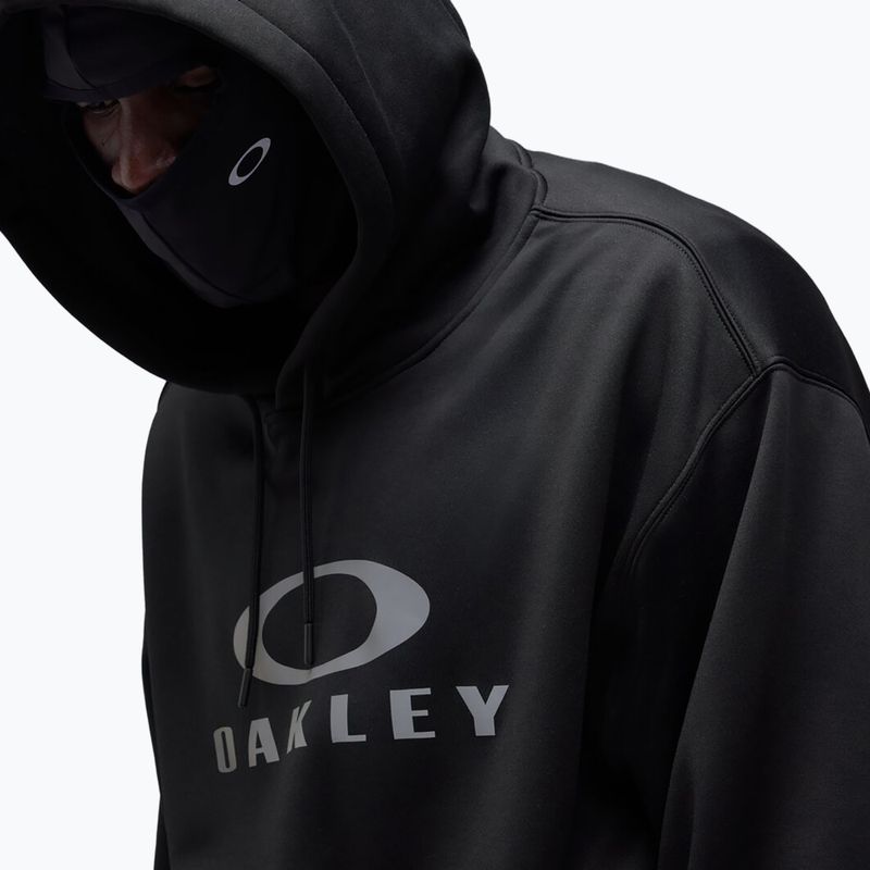 Felpa da snowboard uomo Oakley Rider Phantom Hoodie pitch black 4