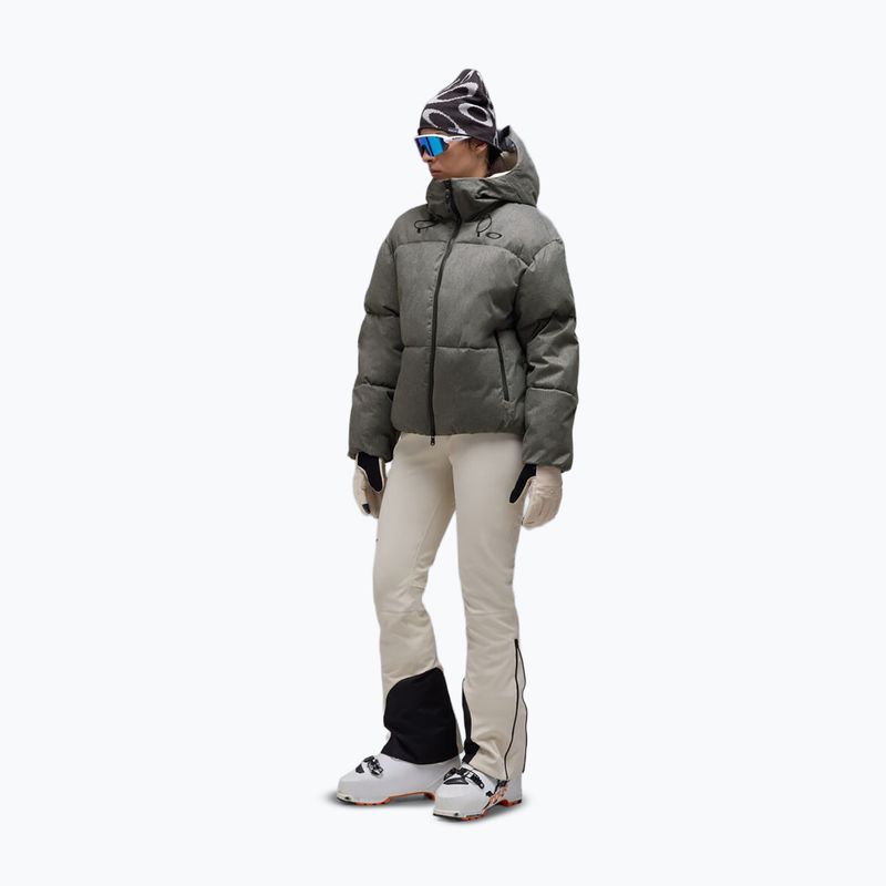 Giacca da sci da donna Oakley Icicle Cropped cement melange 2