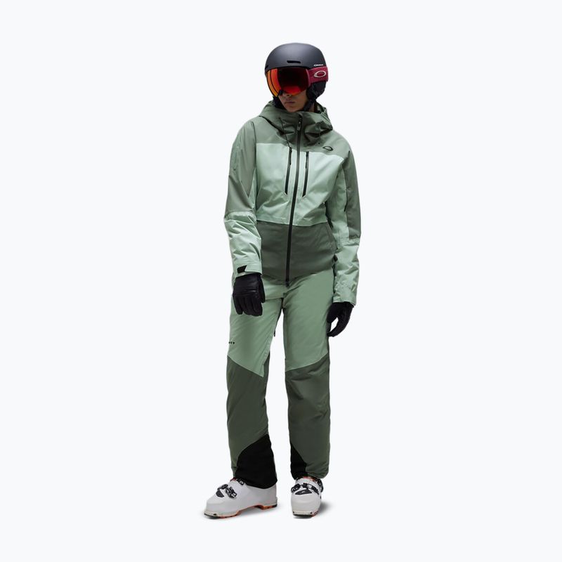 Giacca da sci da donna Oakley Canopy Pro Insulated aviator green/faded green 2