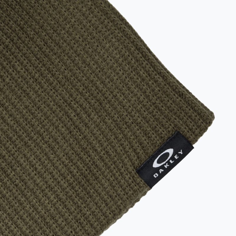 Cappello invernale Oakley Back Bone Beanie deep olive 3