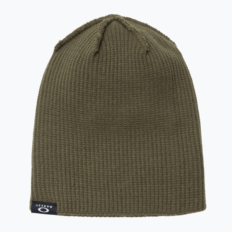 Cappello invernale Oakley Back Bone Beanie deep olive 4