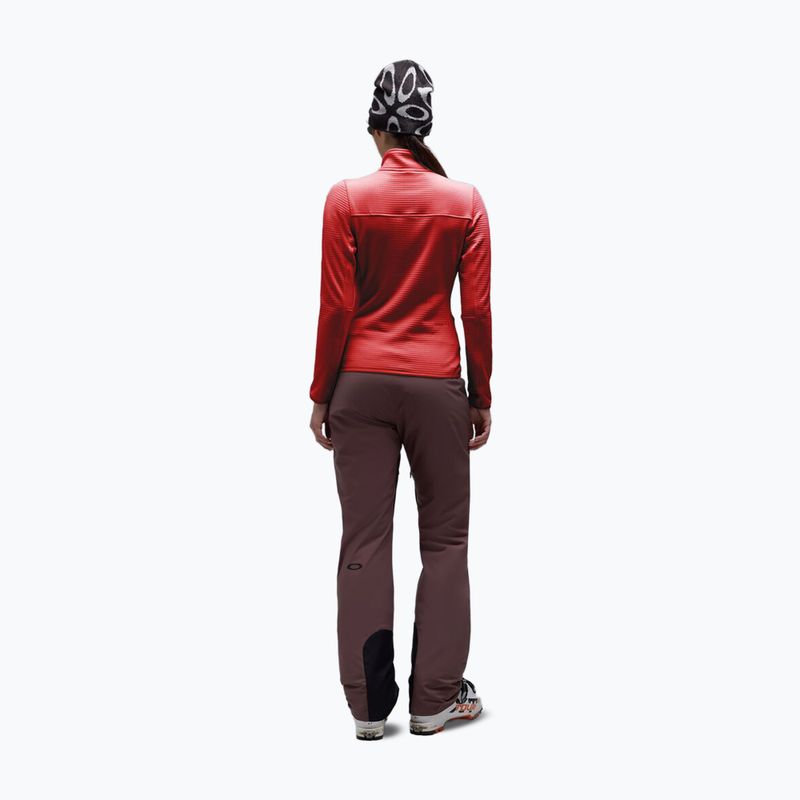 Felpa donna Oakley Canopy Full Zip hibiscus red 3