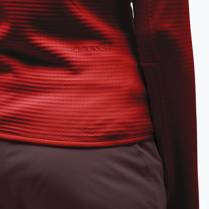 Felpa donna Oakley Canopy Full Zip hibiscus red 5