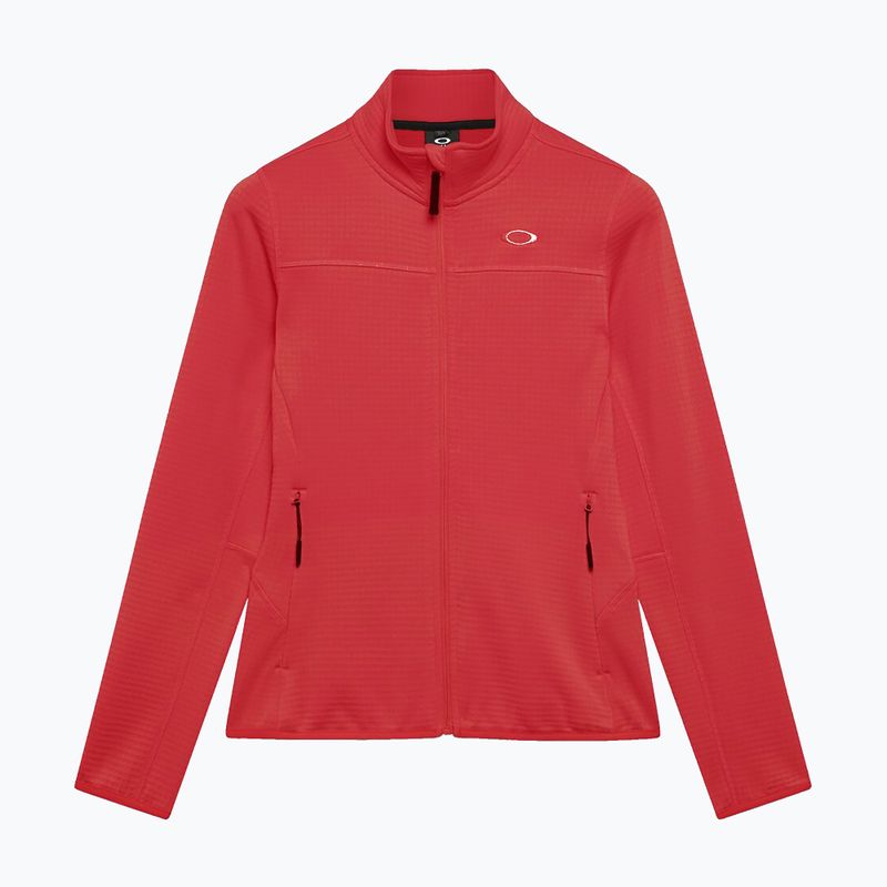 Felpa donna Oakley Canopy Full Zip hibiscus red 6