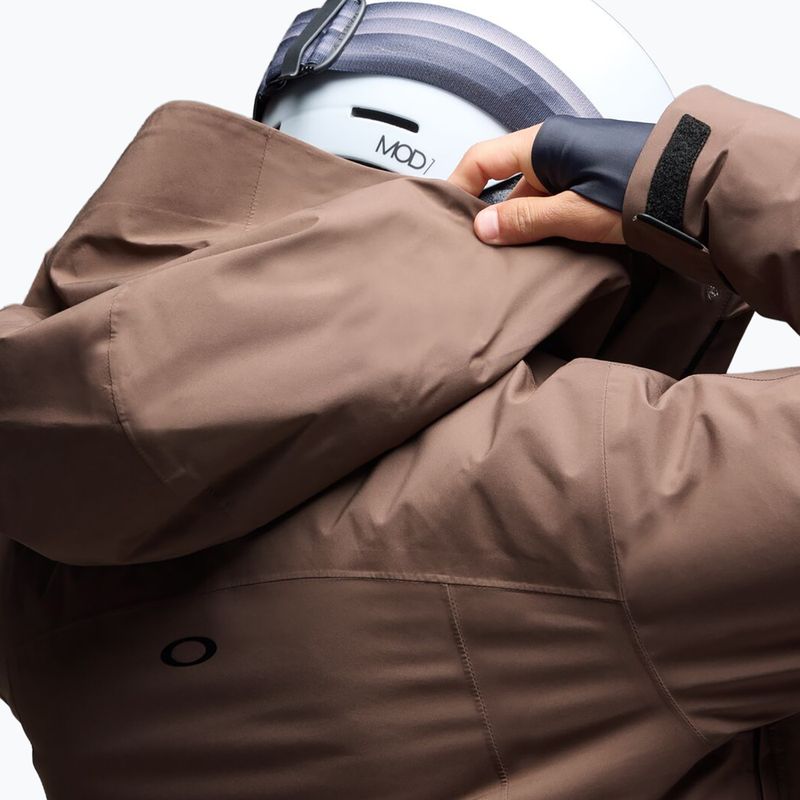 Giacca da snowboard uomo Oakley Sub Temp RC Gore-Tex 2.0 32F dark umber 5