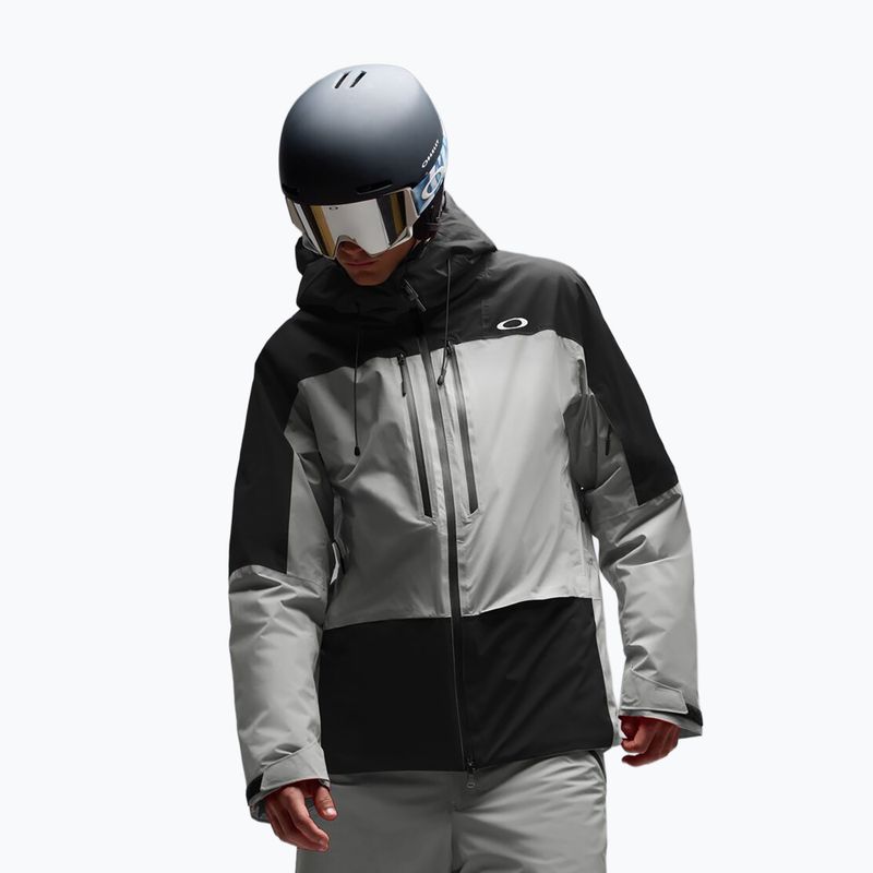 Giacca da sci da uomo Oakley Canopy Pro Insulated pitch black/cement