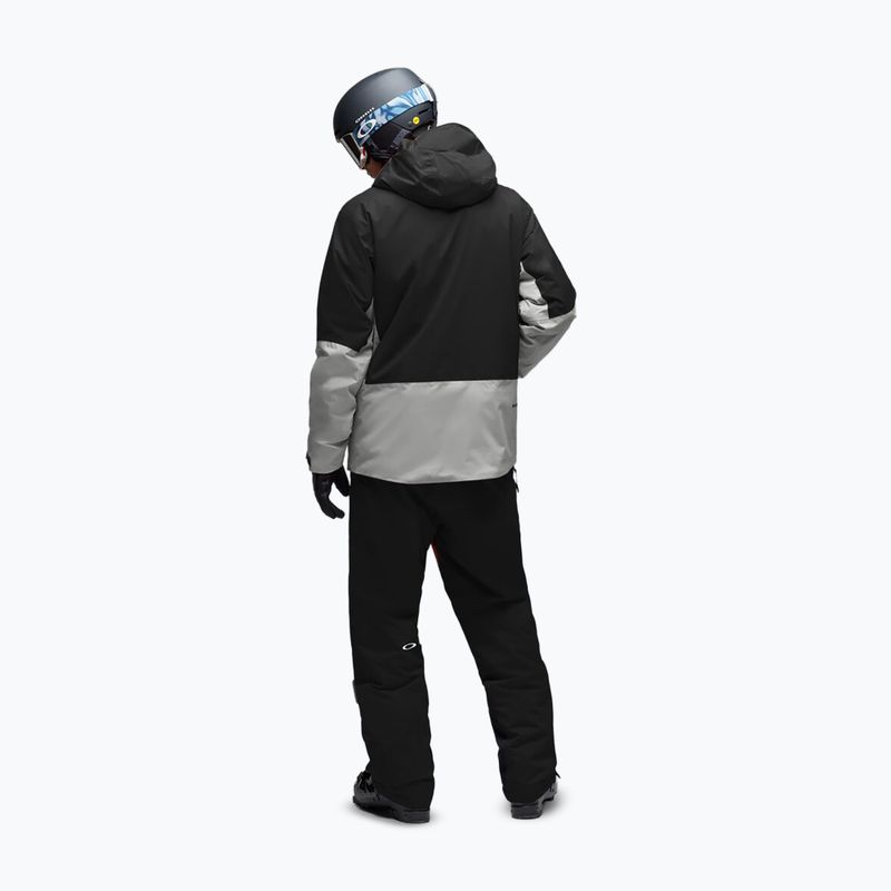 Giacca da sci da uomo Oakley Canopy Pro Insulated pitch black/cement 3