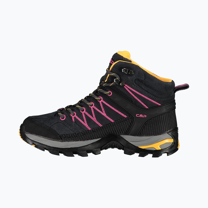 CMP stivali da trekking da donna Rigel Mid Wp antracite/bouganville 9