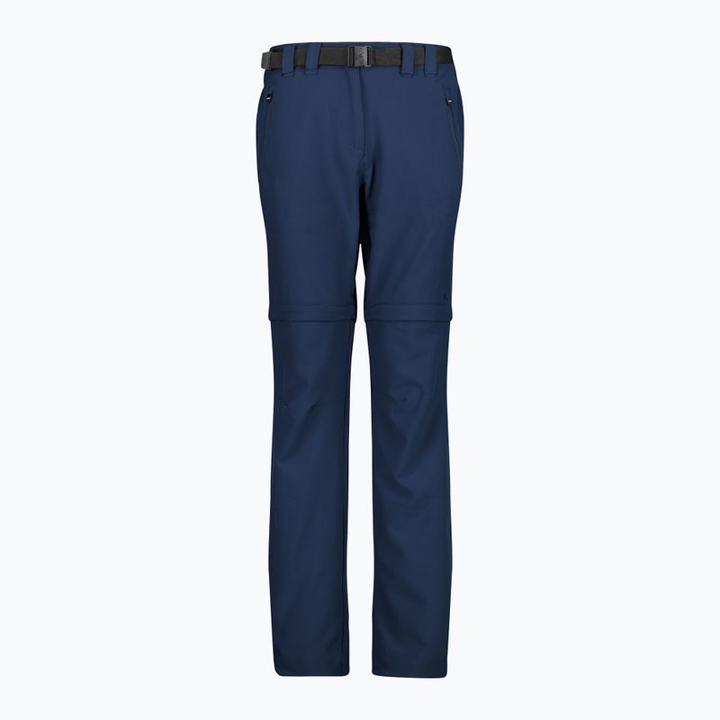 Pantaloni da trekking da donna CMP Zip Off blu