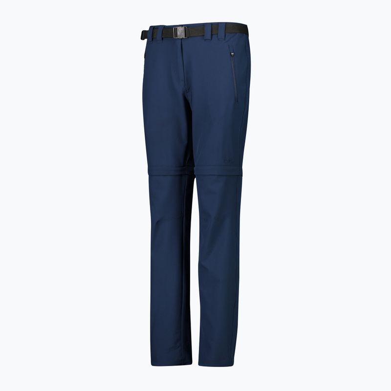 Pantaloni da trekking da donna CMP Zip Off blu 2