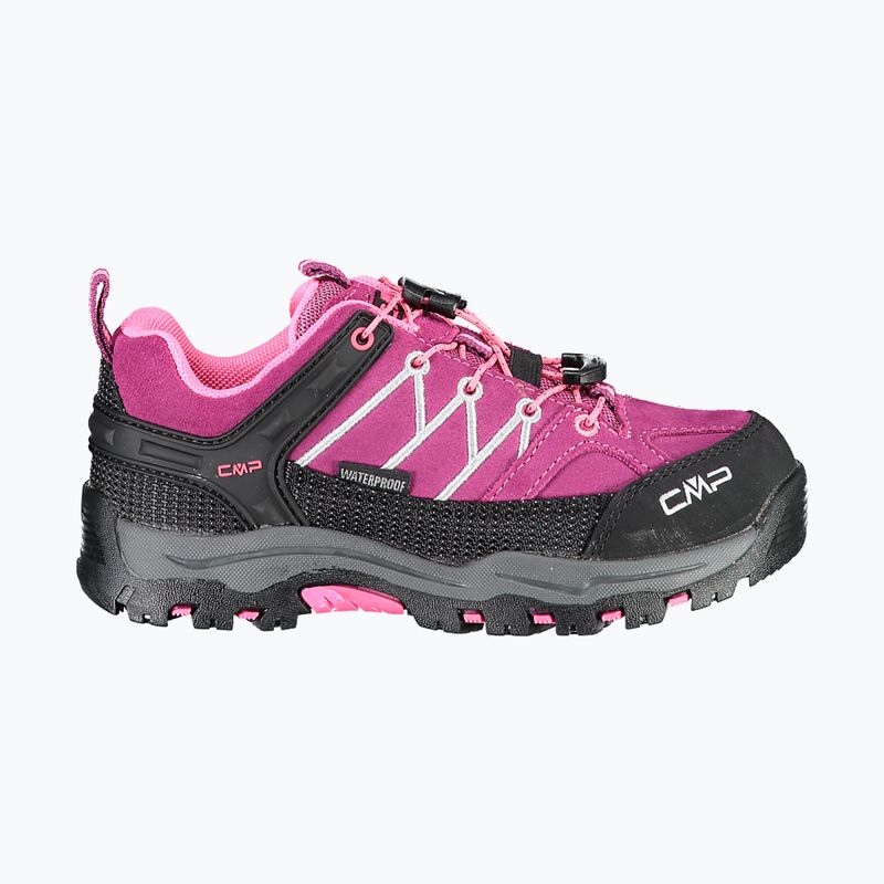 Scarponi da trekking CMP per bambini Rigel Low Wp berry / rosa fluo 8