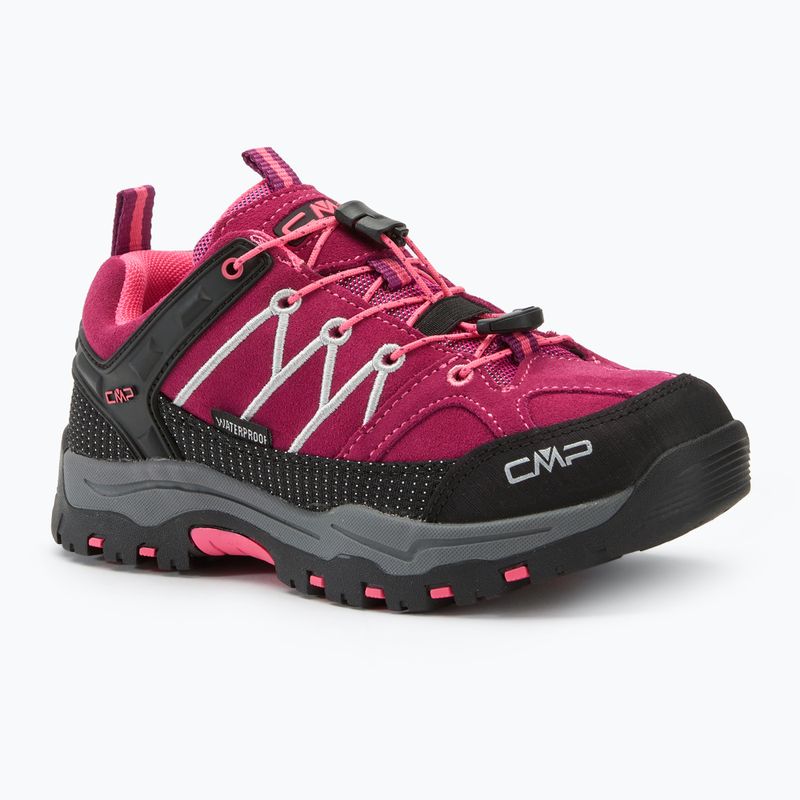 Scarponi da trekking CMP per bambini Rigel Low Wp berry / rosa fluo