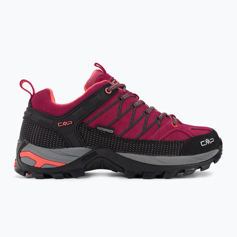 Stivali da trekking da donna CMP Rigel Low magenta/antracite 2