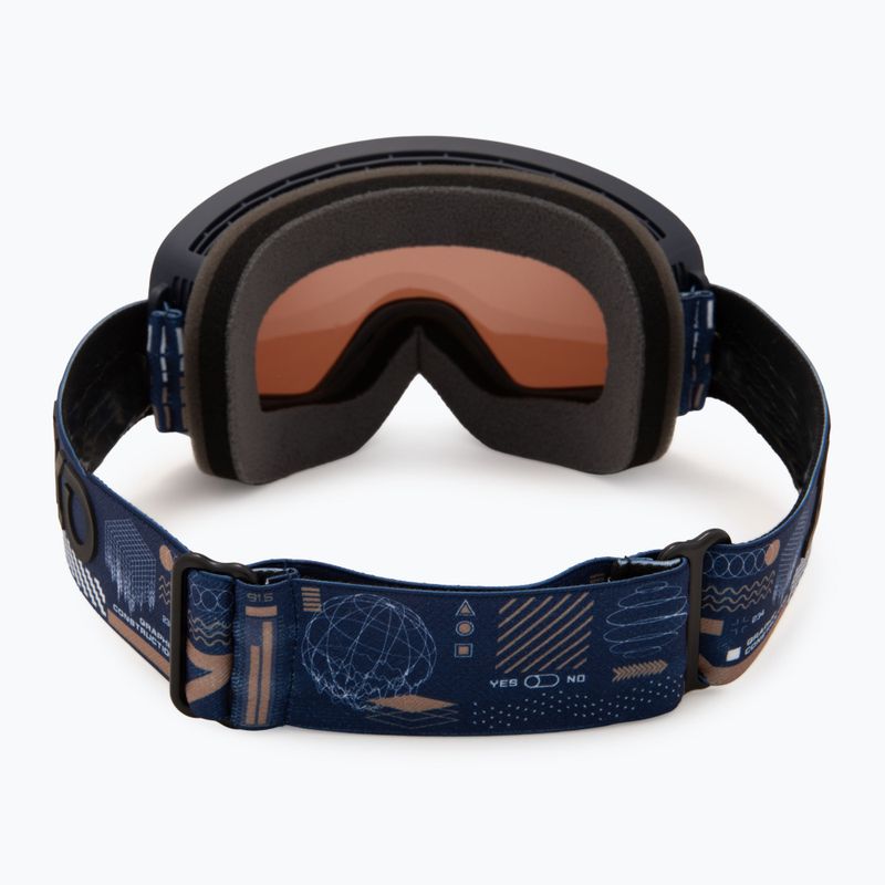 Maschera da sci Briko Chino Sharp Lite graphic pickled bluewood 3