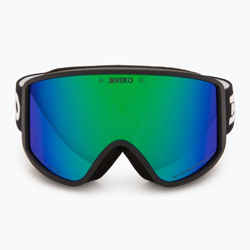 Maschera da sci Briko Pulse black/green 2
