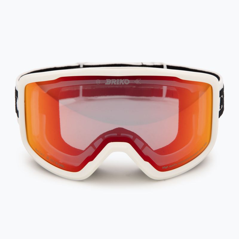 Maschera da sci Briko Chill white/red 2