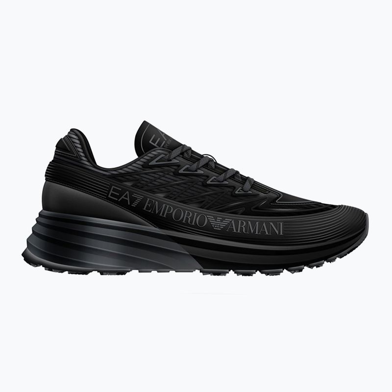 EA7 Emporio Armani Crusher Distance Trail scarpe triple nere 8