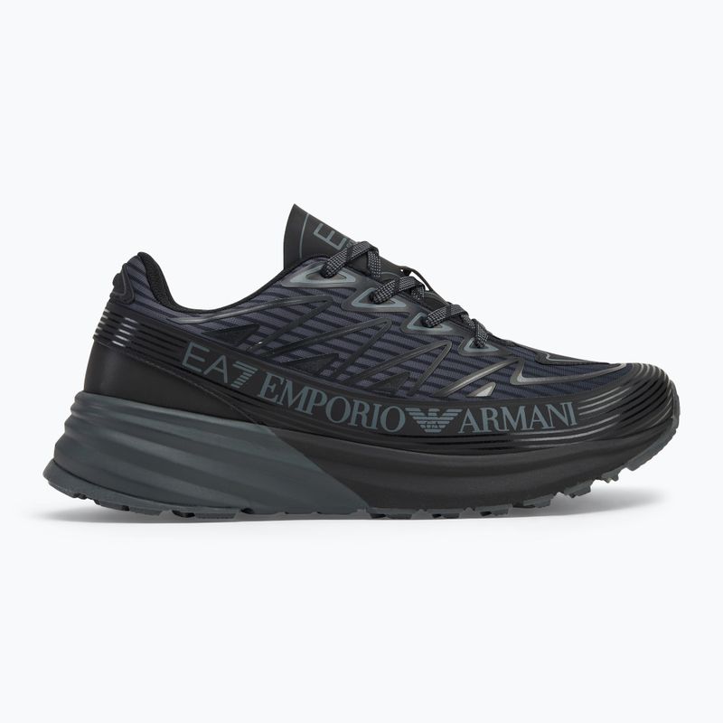 EA7 Emporio Armani Crusher Distance Trail scarpe triple nere 2