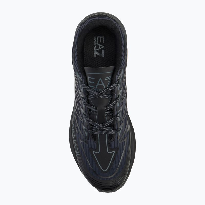 EA7 Emporio Armani Crusher Distance Trail scarpe triple nere 5