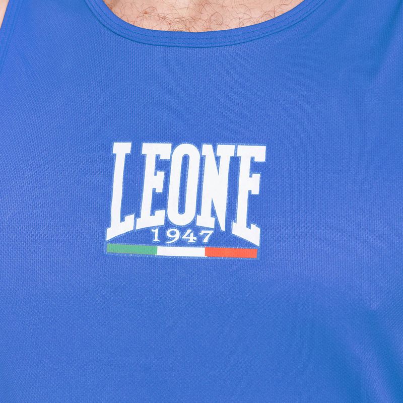 Canotta da allenamento LEONE 1947 Boxe blu 5