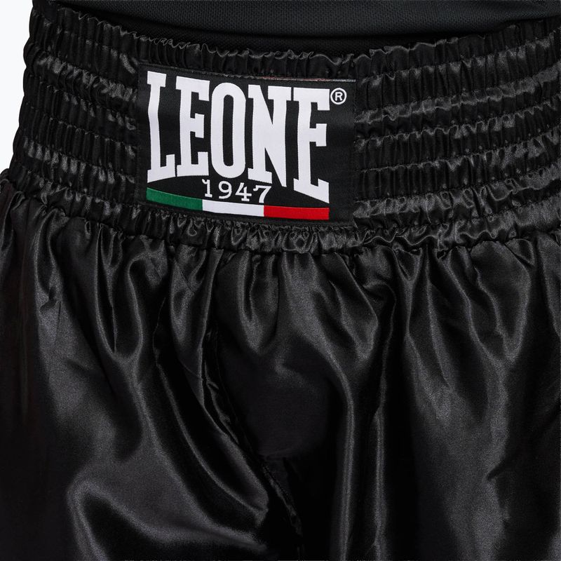Pantaloncini da boxe LEONE 1947 Italy Boxing AB737 black 6