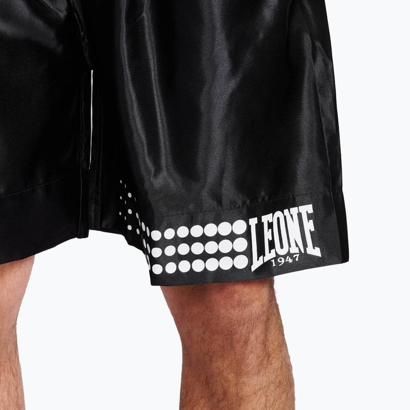 Pantaloncini da boxe LEONE 1947 Italy Boxing AB737 black 7