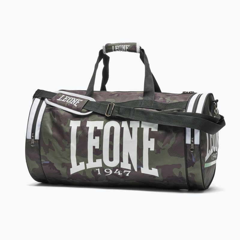 Borsa da allenamento LEONE 1947 Mimetic Camo Borsa 45 l verde camo 2