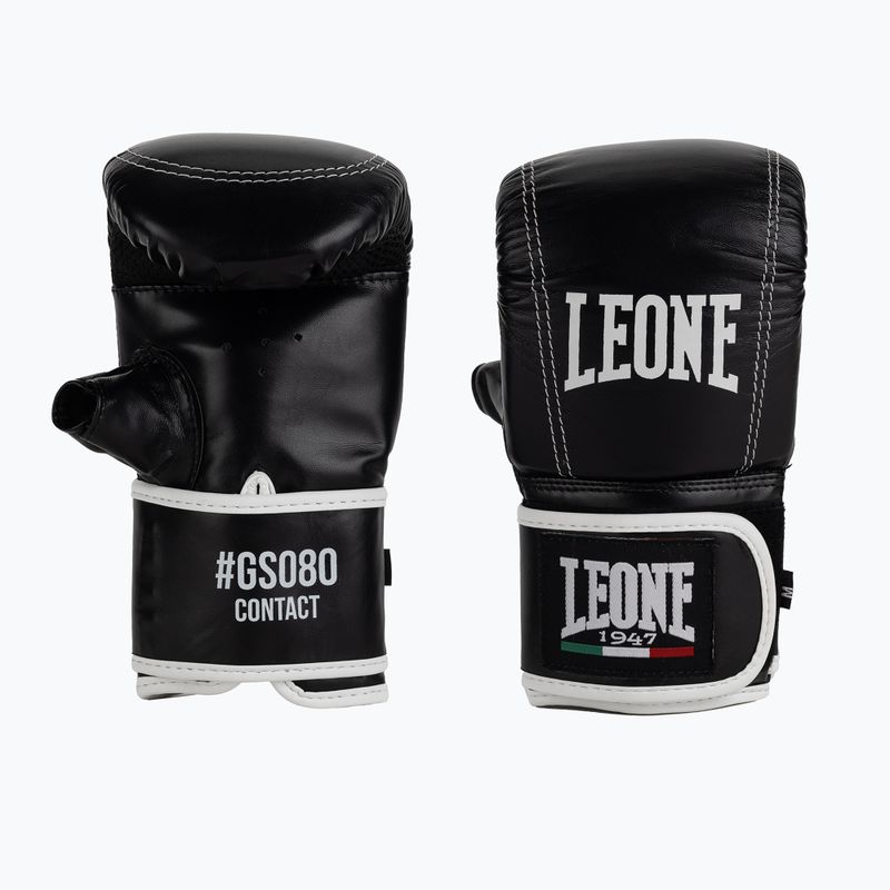 LEONE 1947 Guanti da boxe neri a contatto