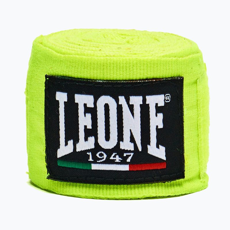 Fasce da boxe Leone 1947 Hand Wraps 350 cm fluorescent yellow 2