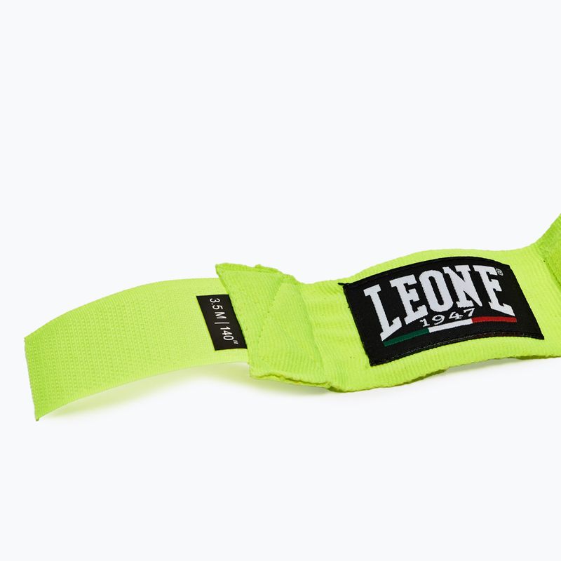 Fasce da boxe Leone 1947 Hand Wraps 350 cm fluorescent yellow 5
