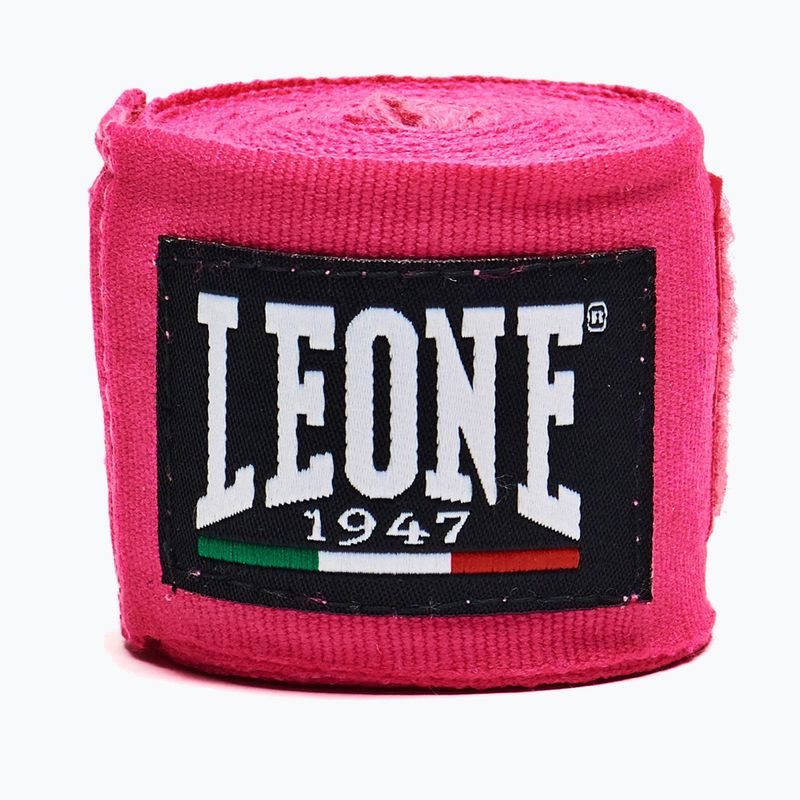 Bende da boxe Leone 1947 Hand Wraps 350 cm pink 2