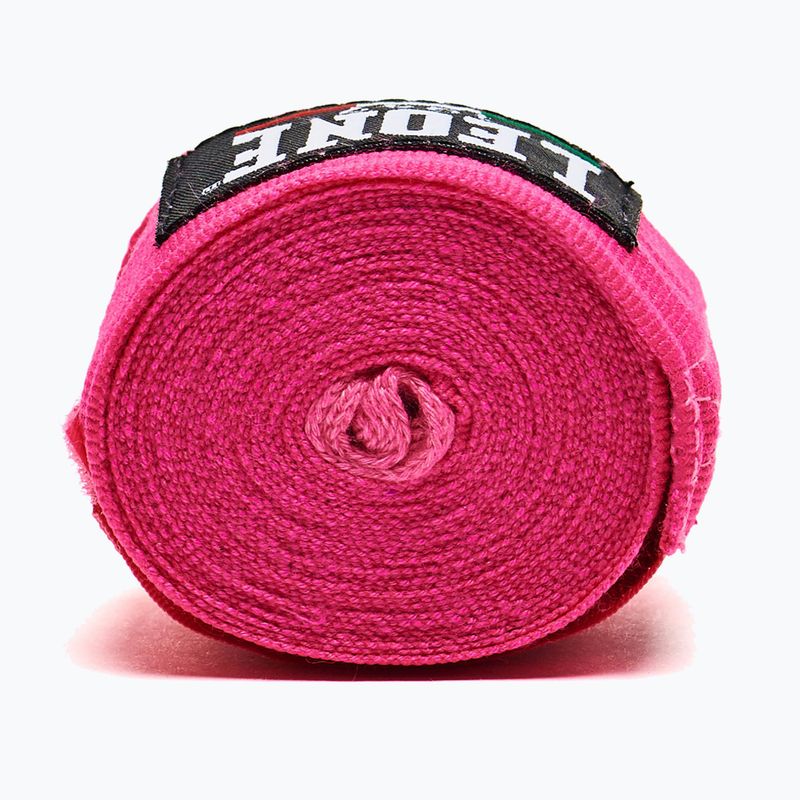 Bende da boxe Leone 1947 Hand Wraps 350 cm pink 4