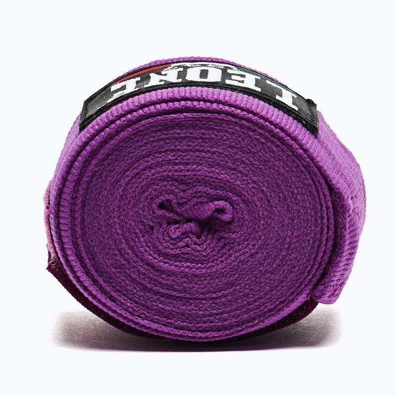 Bende da boxe Leone 1947 Hand Wraps 350 cm purple 4