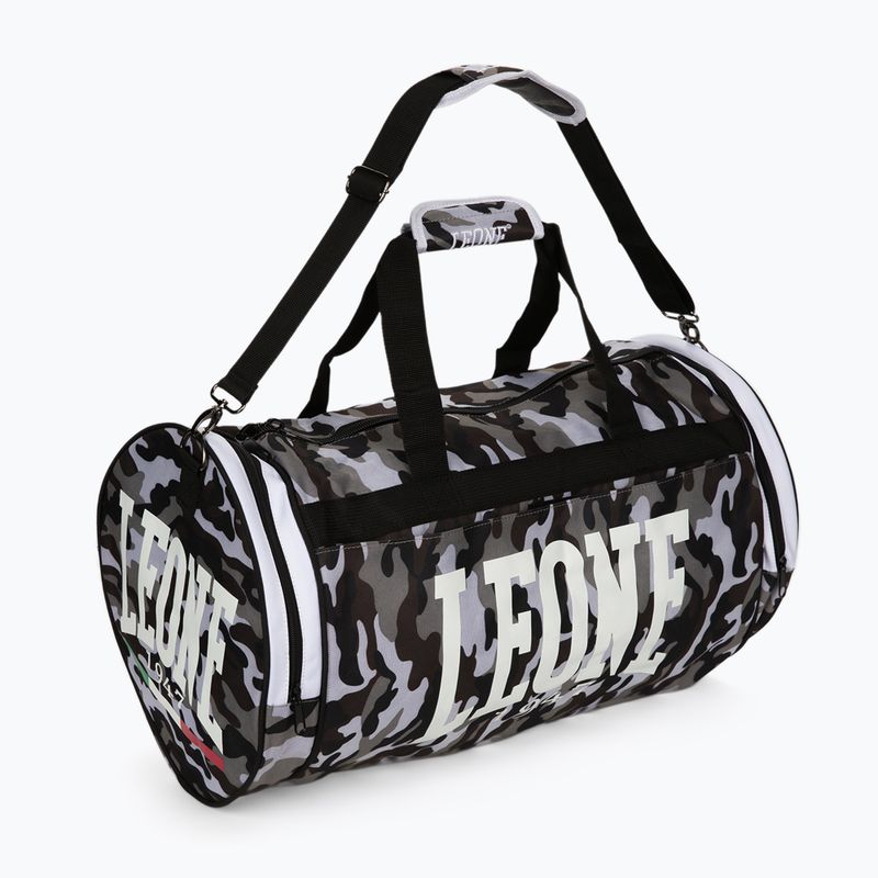 Borsa da allenamento LEONE 1947 Mimetic Camo Borsa 45 l verde/grigio 2