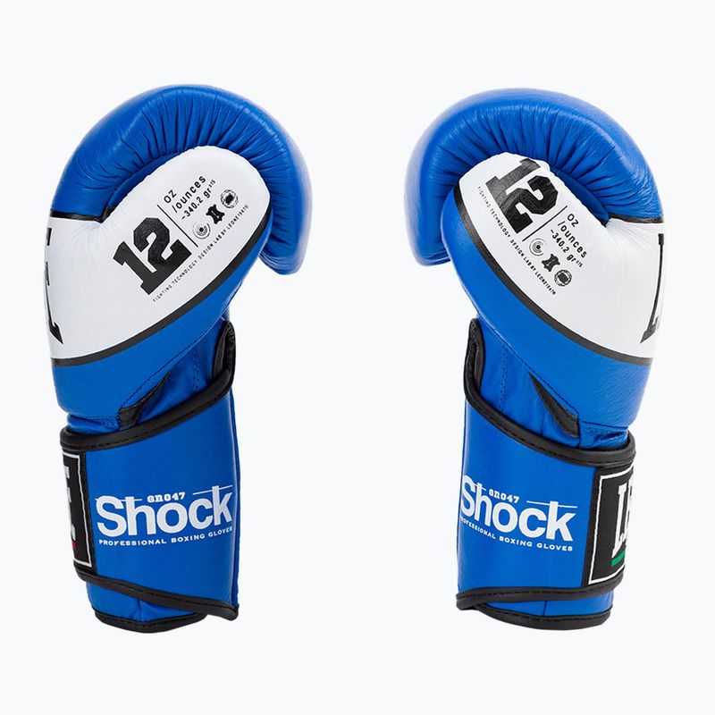 Guantoni da boxe LEONE 1947 Blu shock 4