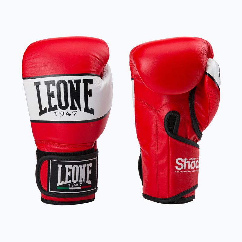 Guanti da boxe LEONE 1947 Rosso shock 3