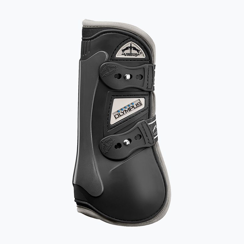 Protezioni anteriori per cavalli Veredus Olympus colorate nero/grigio