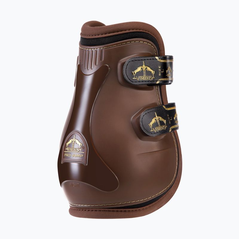 Veredus Grand Slam Pro Jump protezione posteriore per cavalli marrone/oro