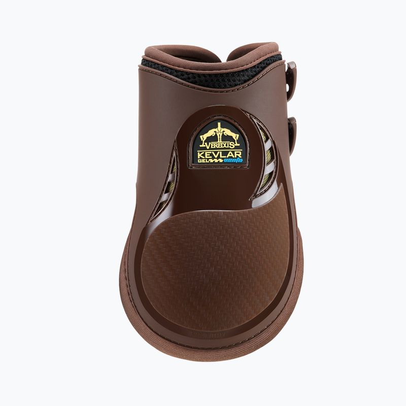Protezione posteriore per cavalli Veredus Kevlar Gel Vento marrone 4