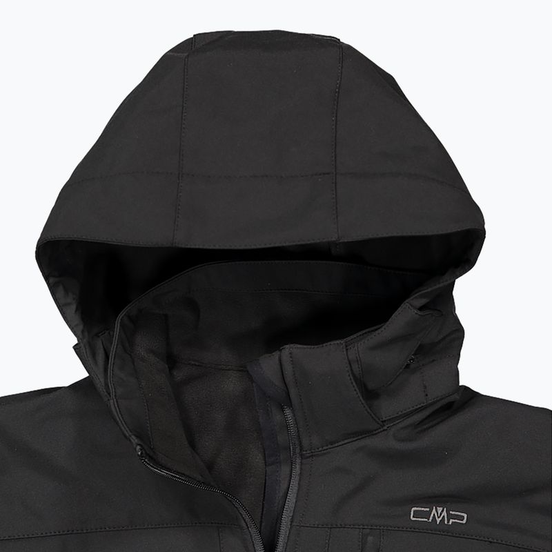 Giacca softshell CMP uomo nero 3A01787N/U901 4