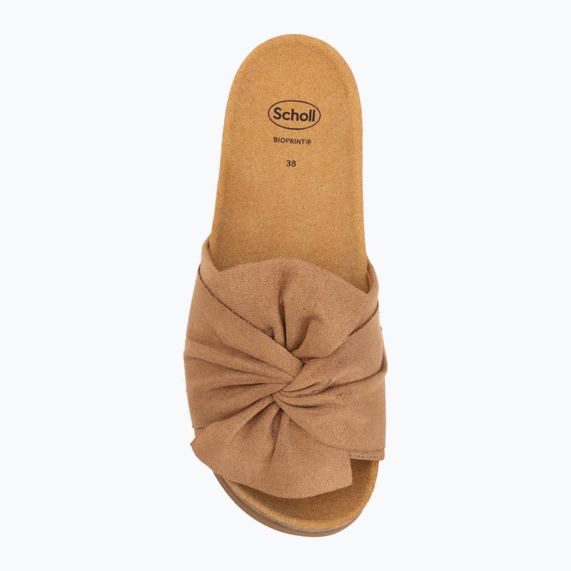 Ciabatte da donna Scholl Princess Med camel 5