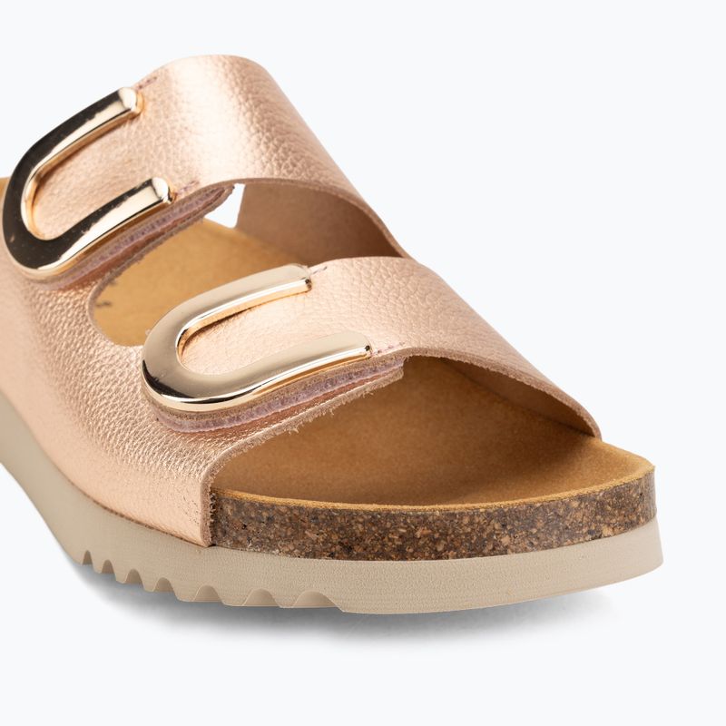 Ciabatte da donna Scholl Montery 2 Straps Ad Med rosa/oro 7