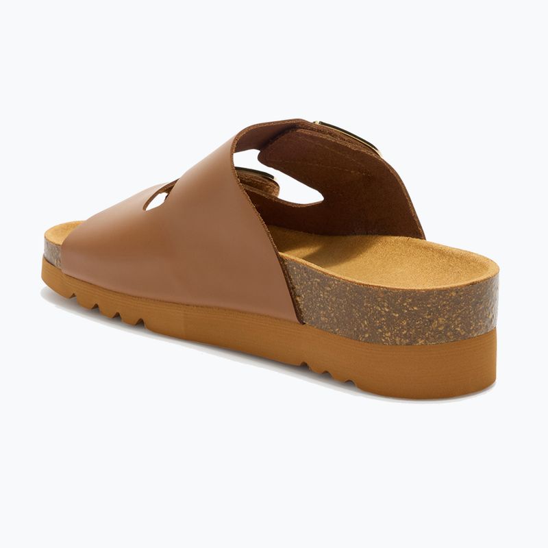 Ciabatte da donna Scholl Montery 2 Straps Ad Med cognac 3