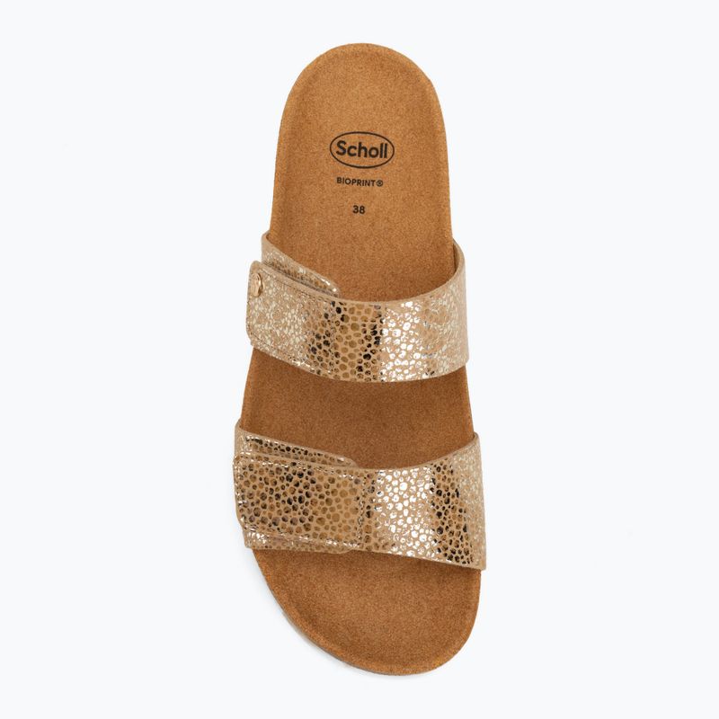 Ciabatte da donna Scholl Lusaka 2.0 Med gold 5