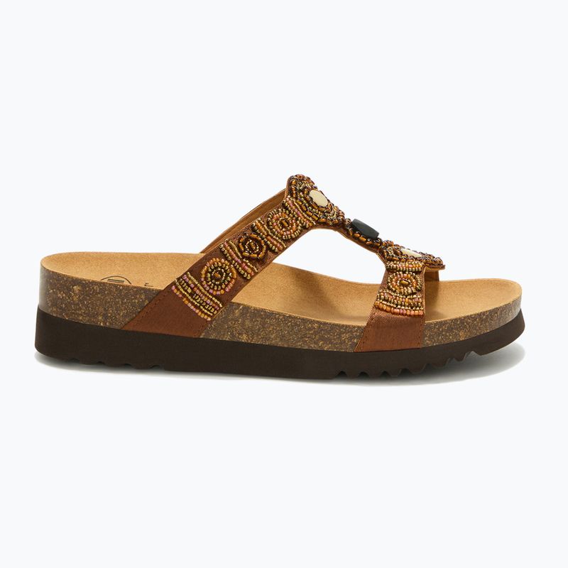 Ciabatte da donna Scholl New Bogota Wedge Med cognac/multi 2
